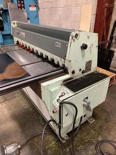 Used 50" X 10 GA., EDWARDS, MODEL 3.5 X 1250, MECHANICAL SHEAR