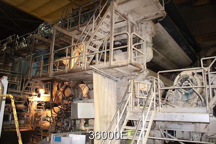 Used Voith SW 12500/26-MJ-VR-ZWK Paper Machine,  314" Trim, 300 TPD #36000