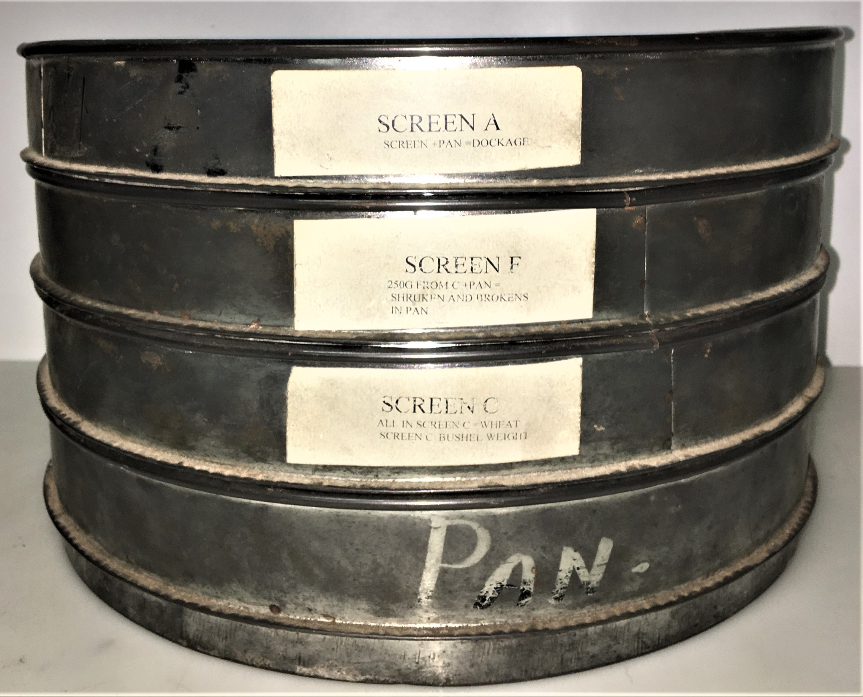 Used Labtronics 12" Steel US-Std Sieve Kit