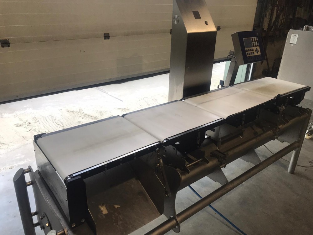 Used Garvens checkweigher with reject
