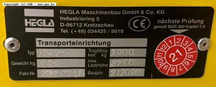 2020 GMI Glass Pack Lifter