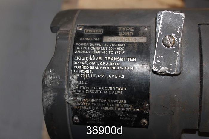 Used Fisher 2390-240 Level-Trol Series Liquid Level Transmitter #36900