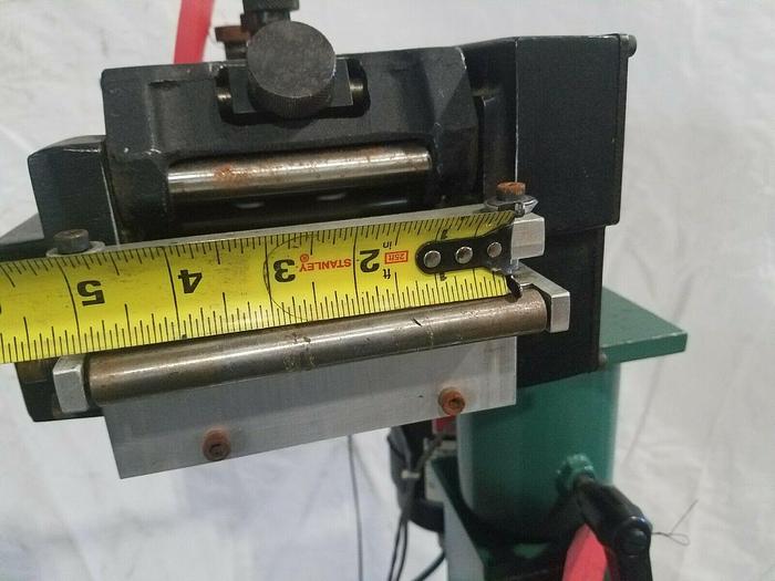 Used PA Motorized Stock Decoiler payoff with Material Straightener for Stamping Press