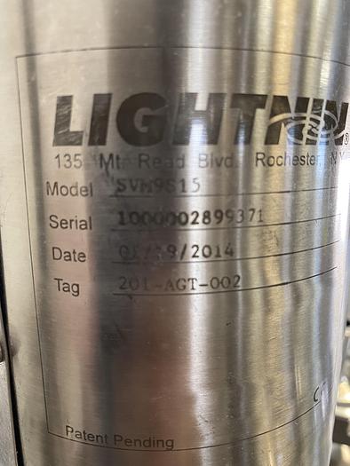 Used 2014 Allegheny Bradford 171 Liter Stainless Steel Jacketed Reactor 45 PSI w/ Agitator
