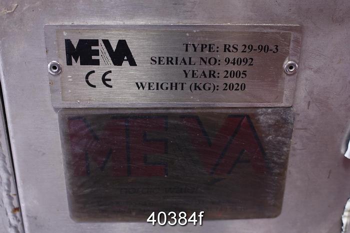 Used Meva Rotoscreen RS-29 Detrashing Screen #40384