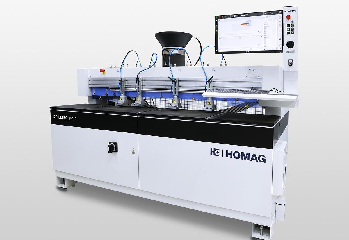 DRILLTEQ D-110 CNC Drilling and Dowel Machine