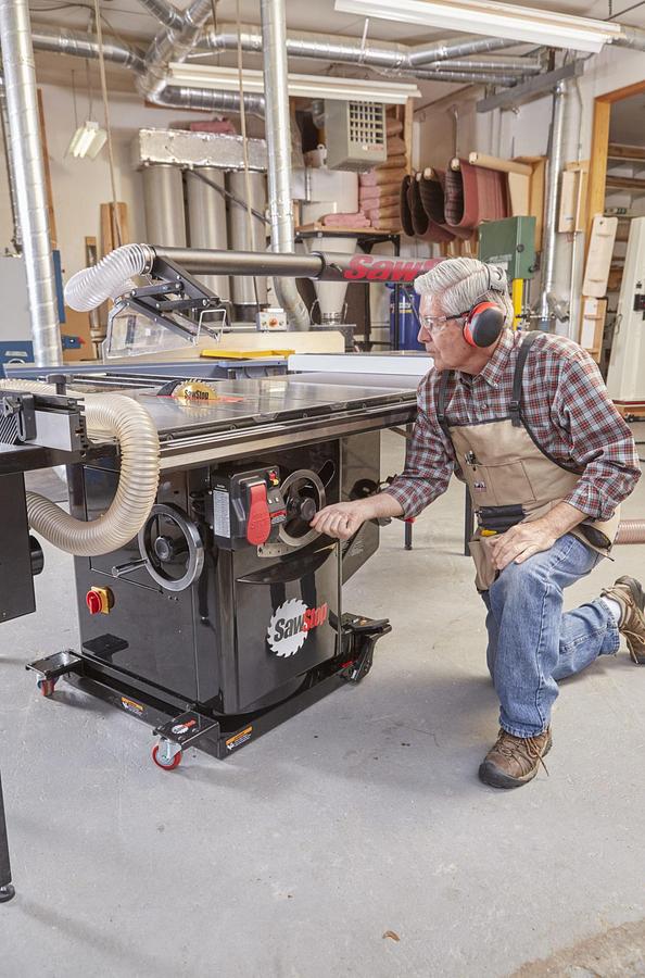 Industrial Cabinet Saw - 3HP 1ph 230v / 36" - 52" Standard or Advanced T-Glide Fence Assembly
