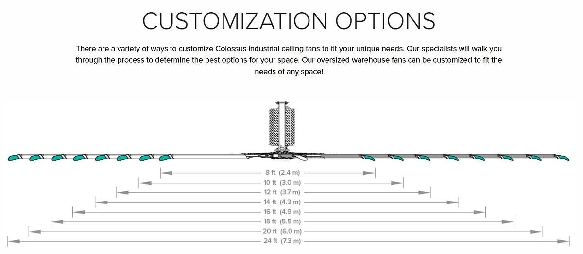Epic HVLS Industrial Fans - Colossus