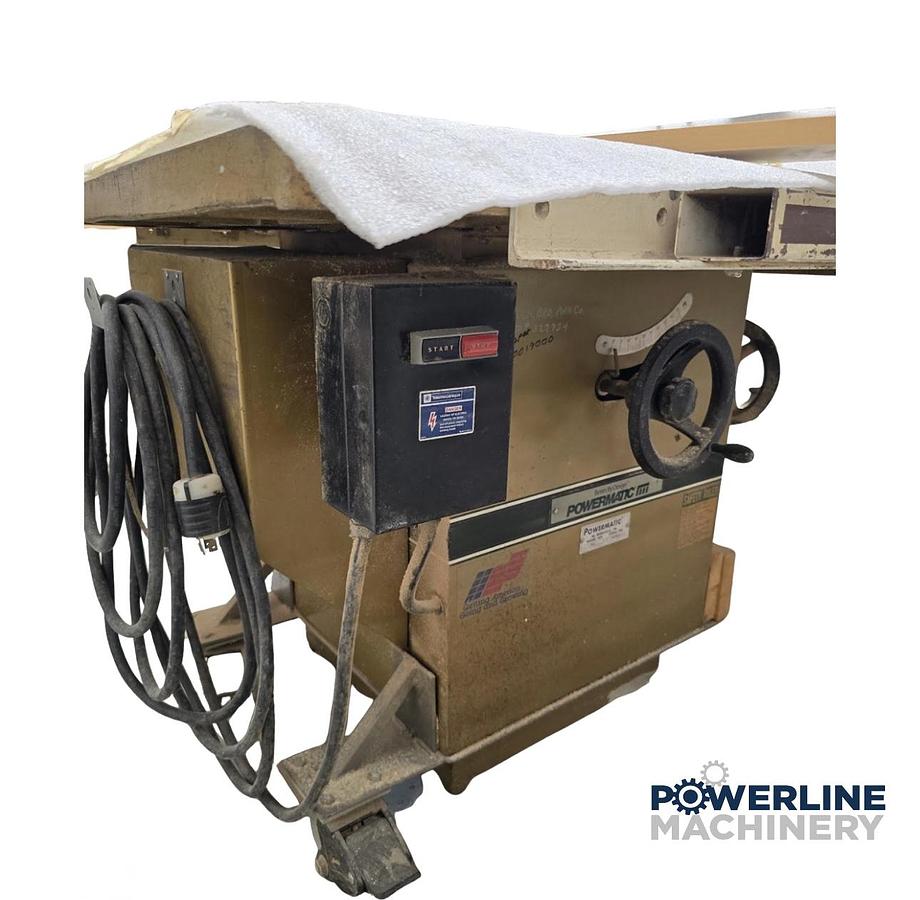 Used Powermatic Table Saw