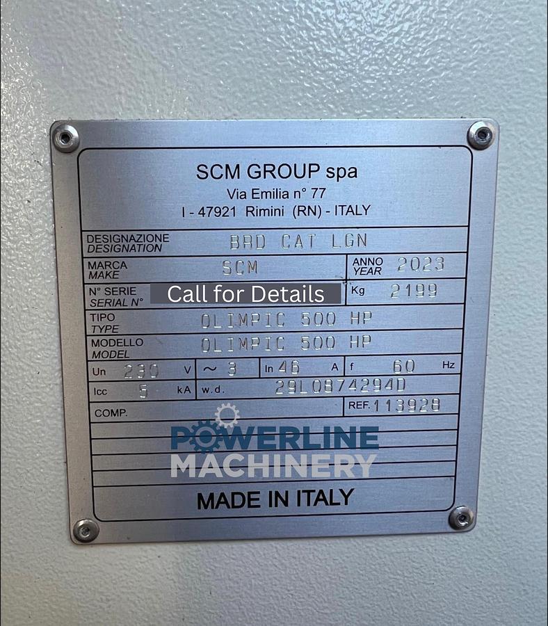 Used SCM Olimpic 500 HP Edgebander