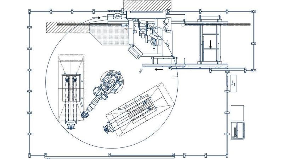 HOMAG FEEDBOT D-310 Robotic Material Handling – DRILLTEQ V-310 Integration