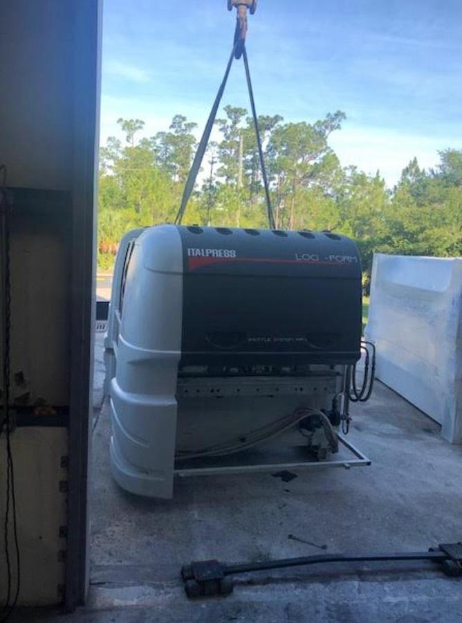 Used Italpresse Lockform 3-D Laminating Press