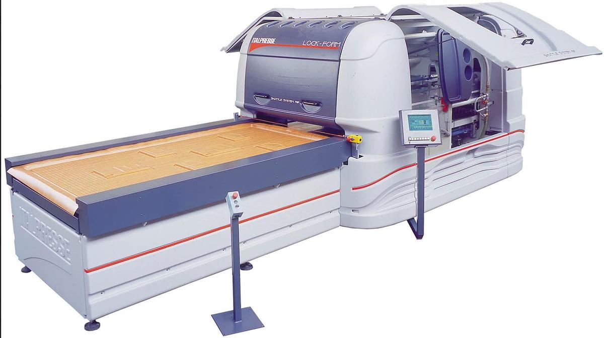 Used Italpresse Lockform 3-D Laminating Press