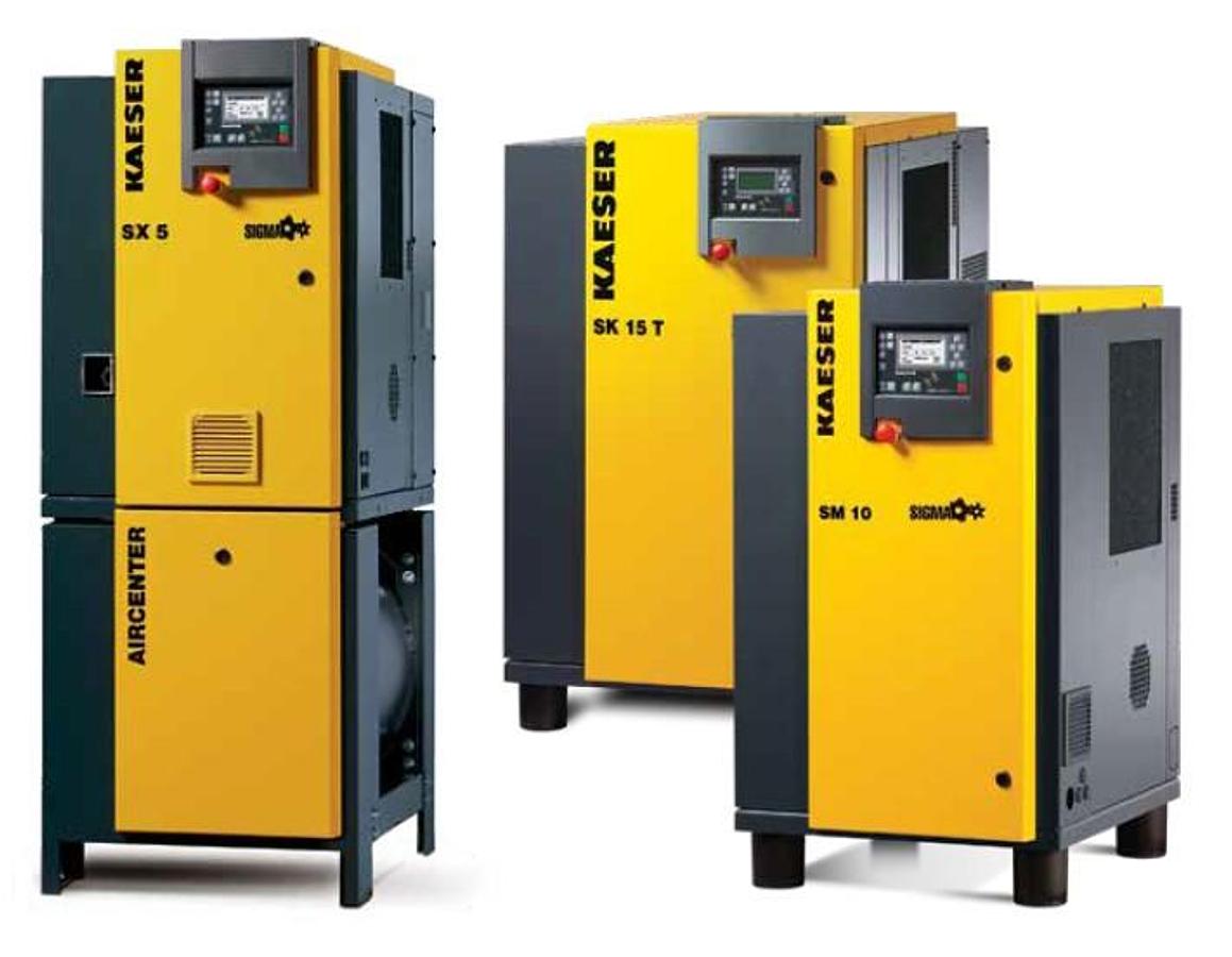 Used Kaeser AirCenter Air Compressors SX, SM, SK series