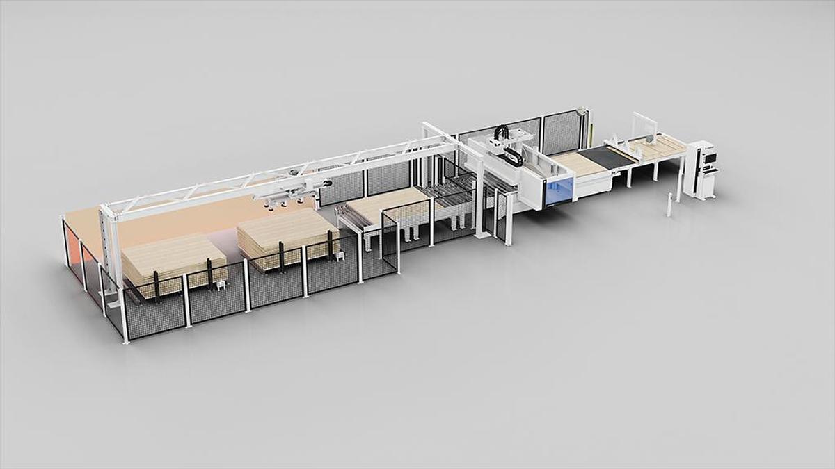 HOMAG STORETEQ F-100 Panel Storage & Retrieval System