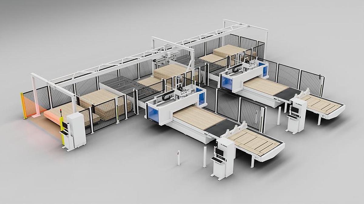HOMAG STORETEQ F-100 Panel Storage & Retrieval System