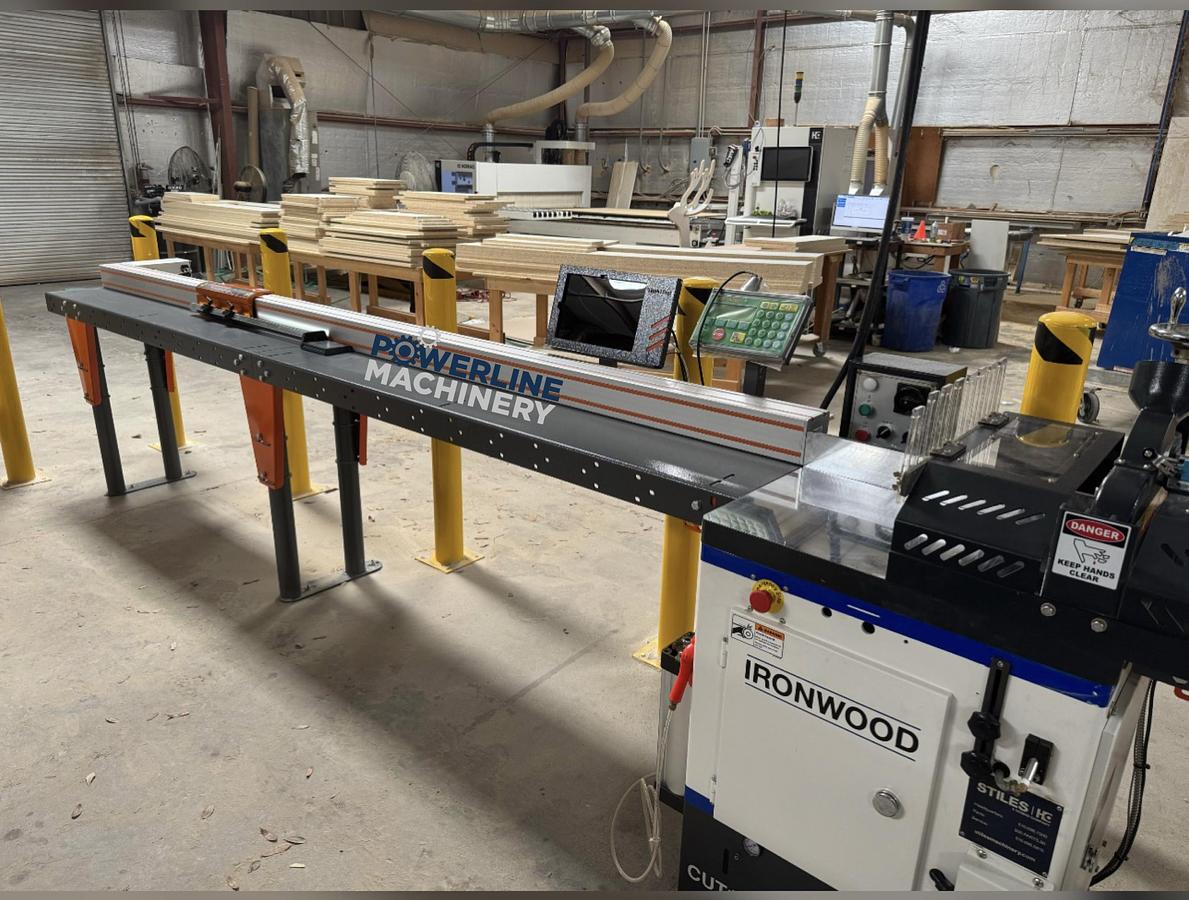 Used 2023 TigerStop 10 with Label Printing & Ironwood Cut 18R PM
