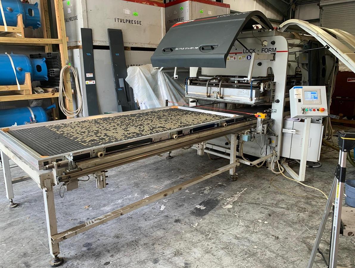Used Italpresse Lockform 3-D Laminating Press