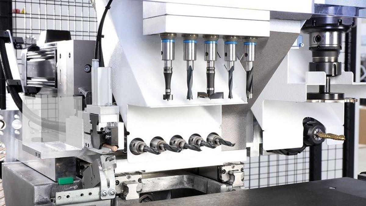 CNC-Drilling and Dowel Insertion Machine DRILLTEQ D-510
