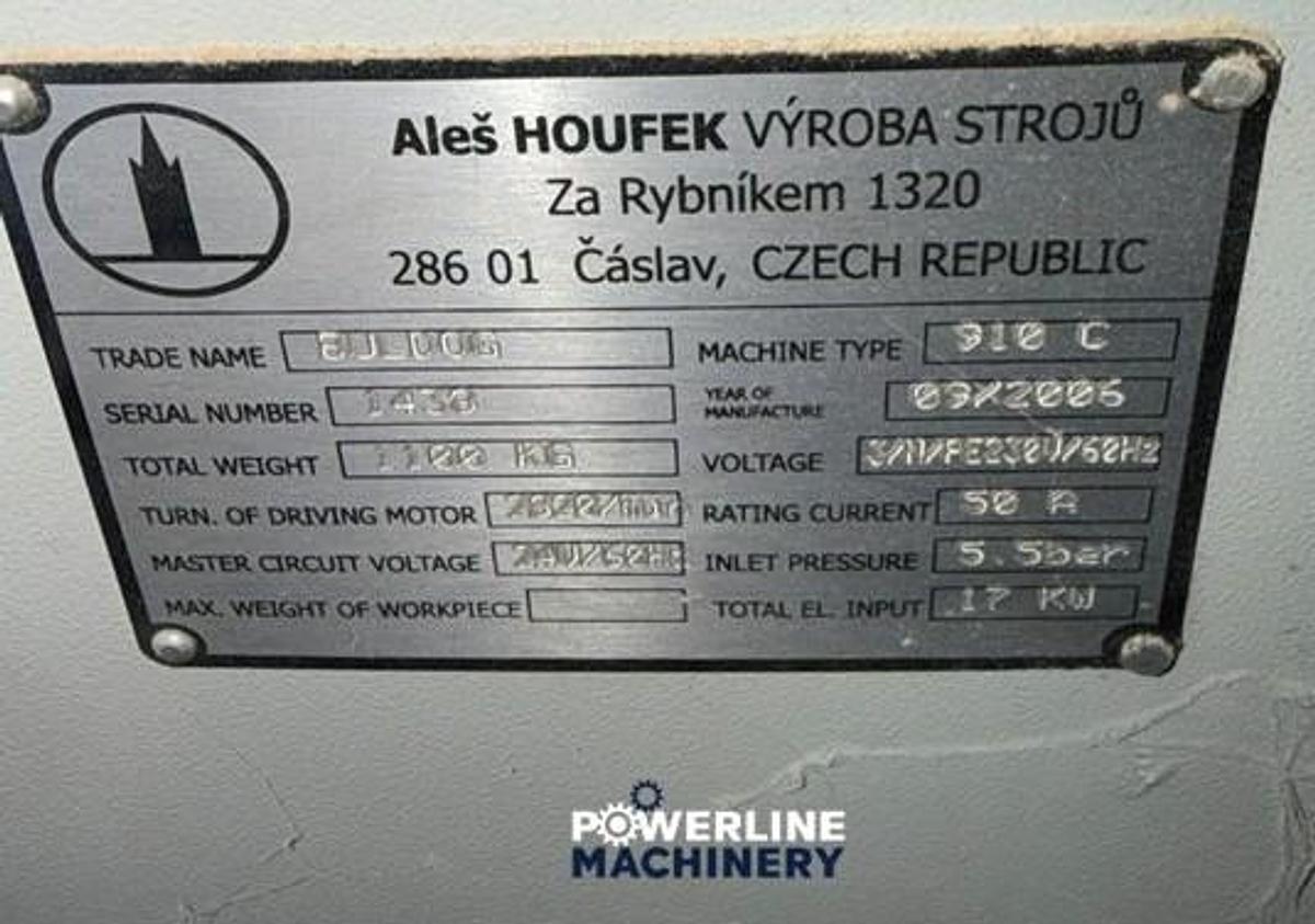 Used 2006 Houfek Buldog 910C Wide Belt Sander