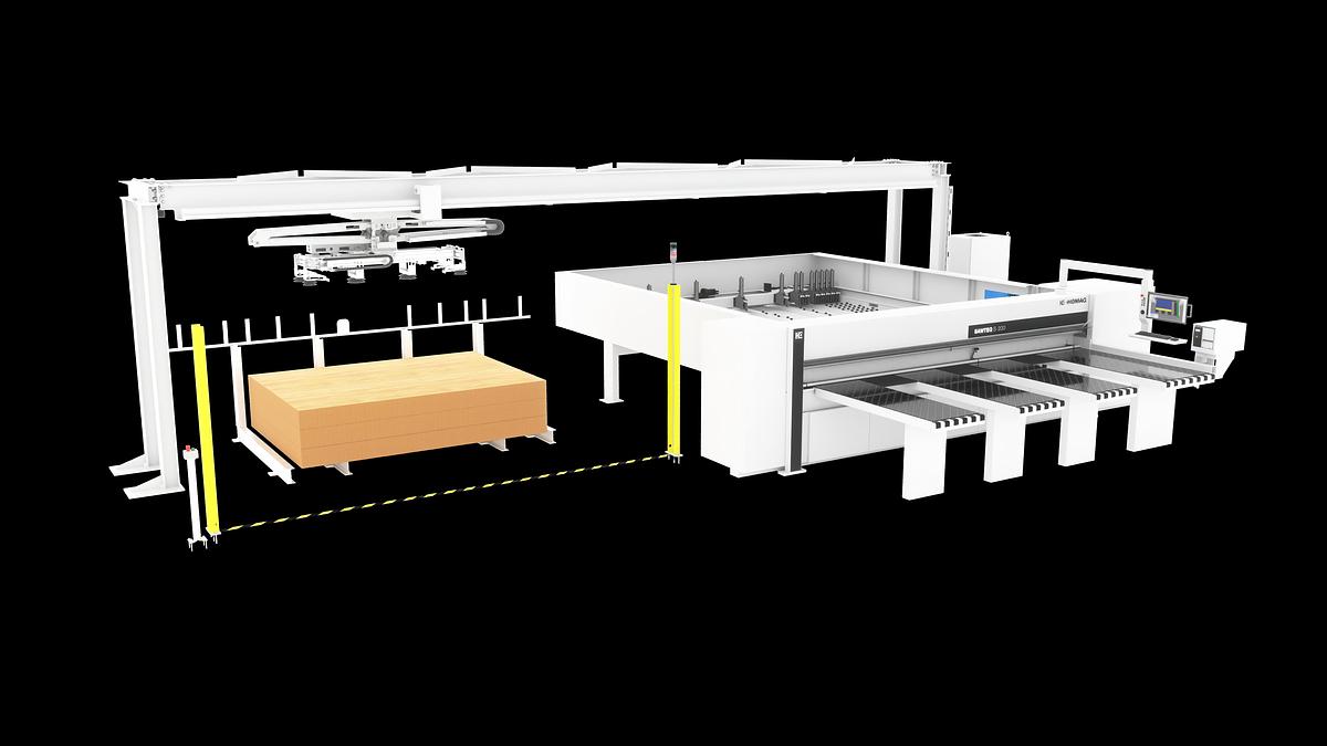 HOMAG STORETEQ F-100 Panel Storage & Retrieval System