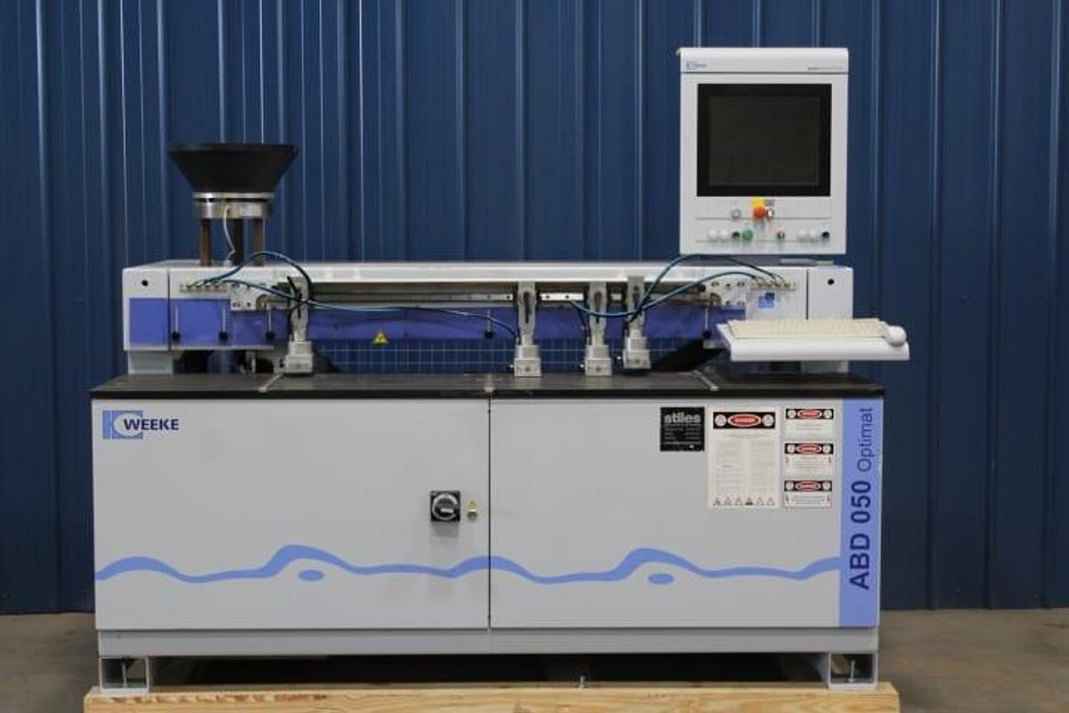 Used Weeke ABD 050 12 Automatic Dowelling Machine