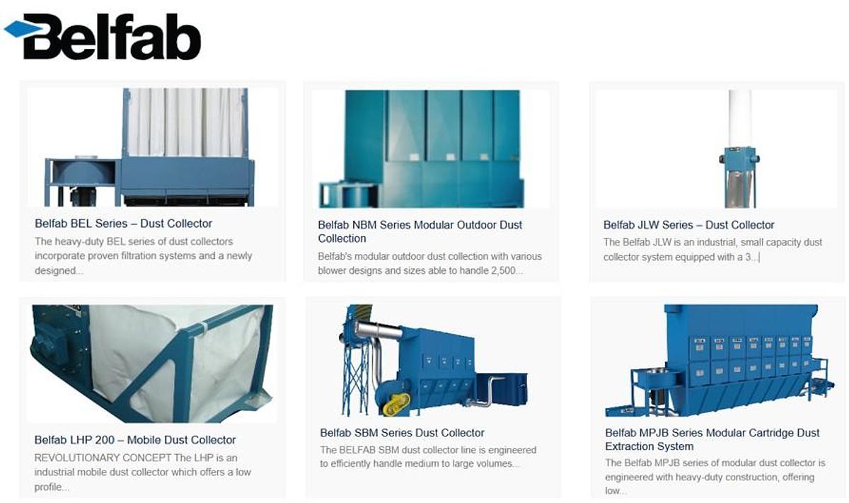 Belfab BEL Dust Collector Series