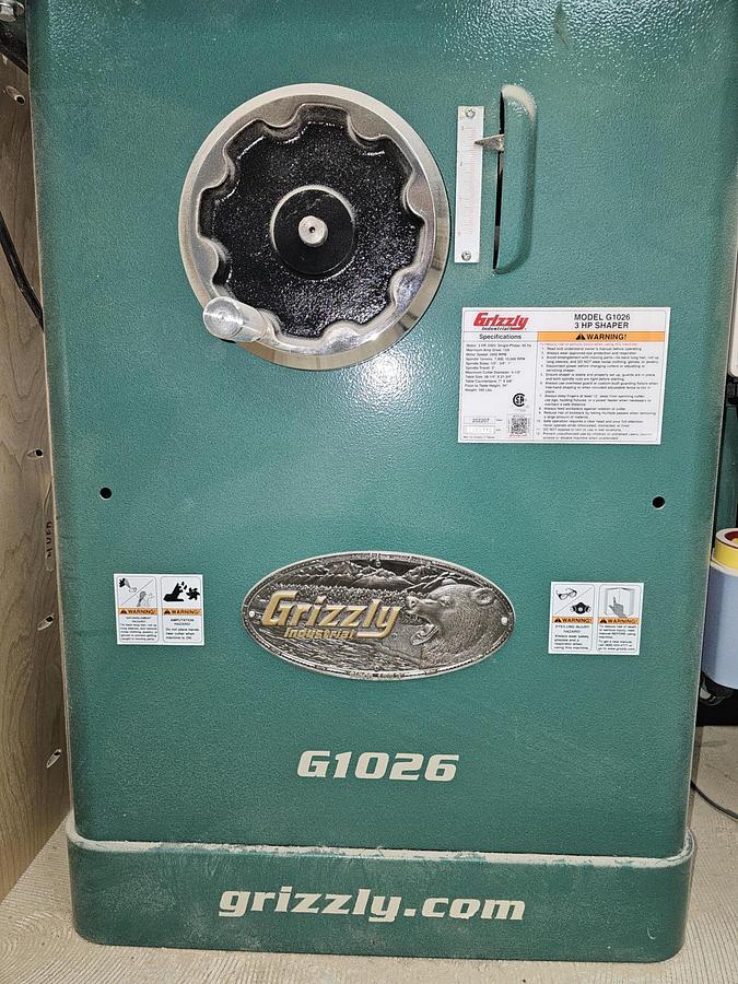 Used Grizzly 3HP Shaper