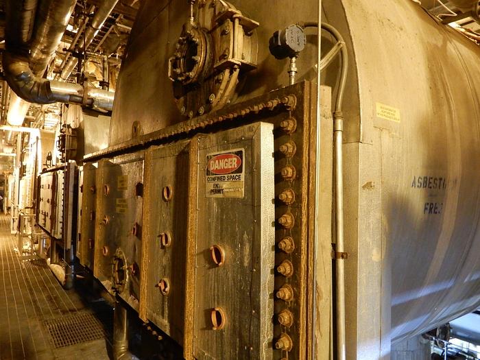 Used AQUA-CHEM MODEL 20000-SPW2976 FIVE SPRAY FILM BLACK LIQUOR EVAPORATOR SYSTEM MFG 1987
