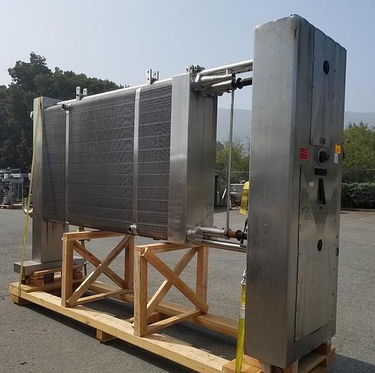 Used Heat Exchanger, Plate, 2,300 SF, 316 Stainless Steel, APV, HTST #C743296
