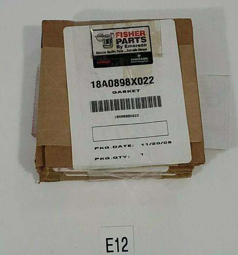 *NEW IN BOX* LOT OF 3 FISHER EMERSON 18A0898X022 GASKET 1.66x1.98x.03 + Warranty