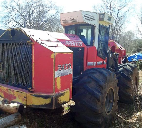 Used Prentice 2470 Feller Buncher & Stump Grinder