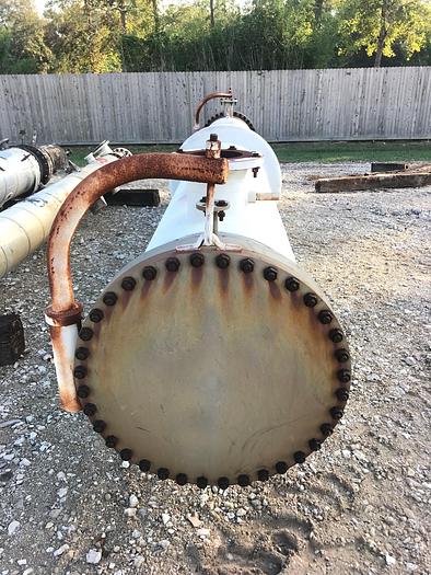 Used Used Ohmstede approximately 1200 sq ft. 316 stainless steel heat exchanger
