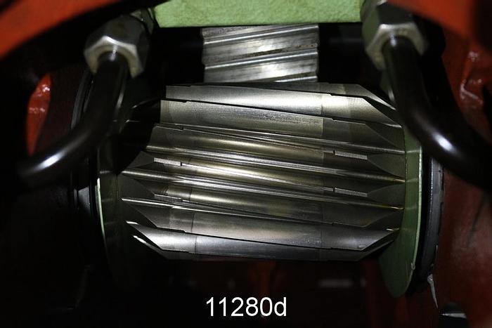 Used Hansen RDA11S-BN-3.2 Parallel Shaft Gear Drive, 3.1176/1 Ratio, 195 Hp, 1.95 Sf #11280