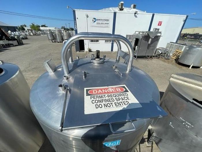Used DCI 750 Gallon Jacketed Stainless Steel Tank