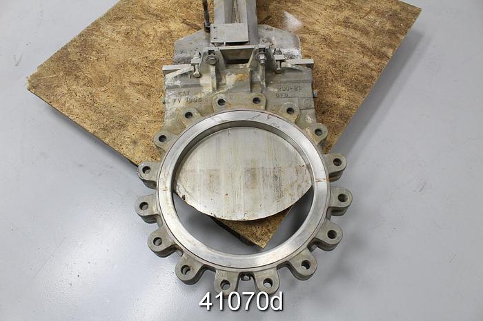 Used Fabri 16" Air Operated Knife Gate Valve #41070