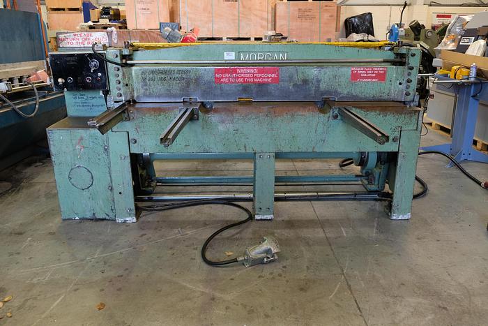 Used MORGAN 2050mm x 4mm SC Mechanical guillotine