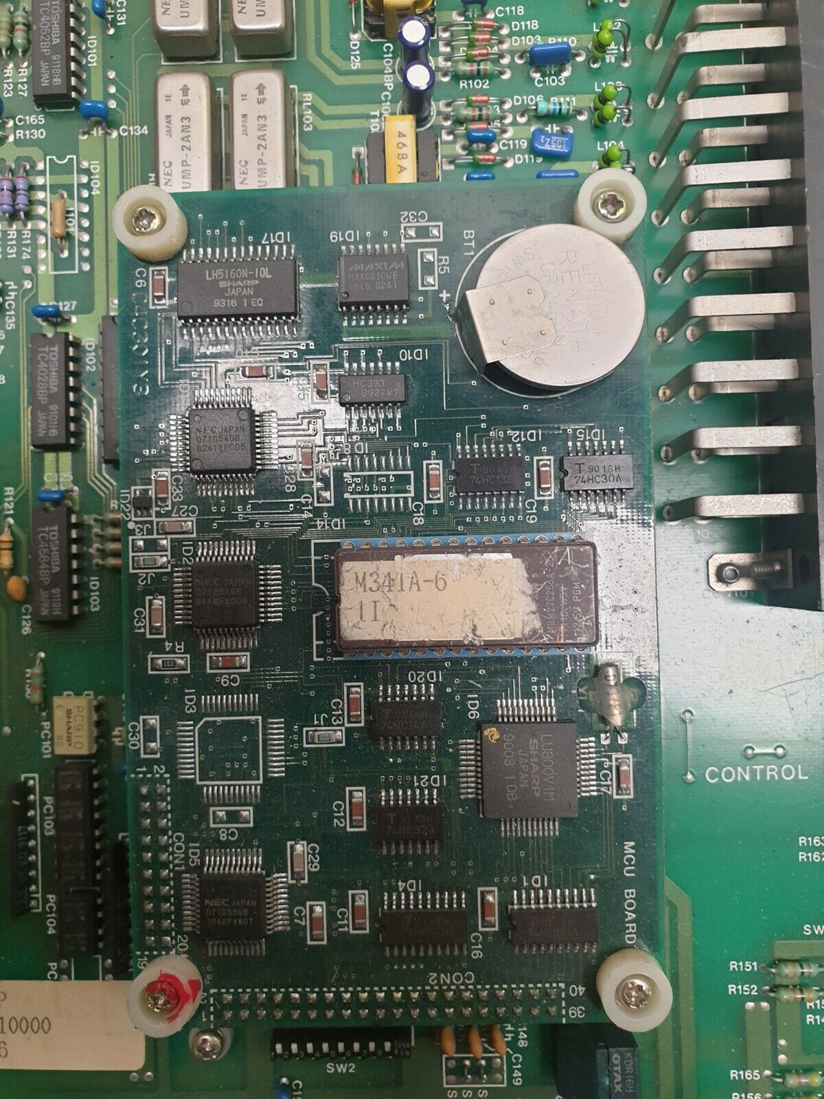 Used Meiki M-341CP Control Board | 07653010000 | M341A-6
