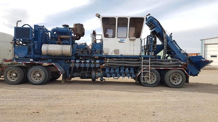 Used 1997 Peerless Hydra Frac Oilwell Cementing Blender Trailer
