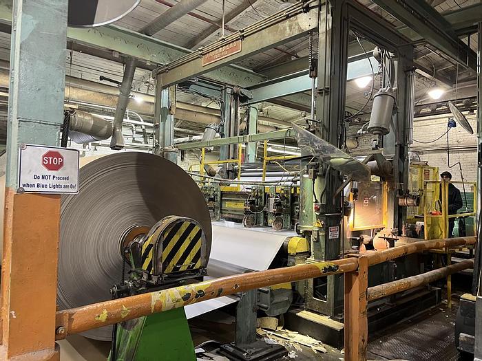 Used Jagenberg Vari-Dur Winder, 122" Trim Width