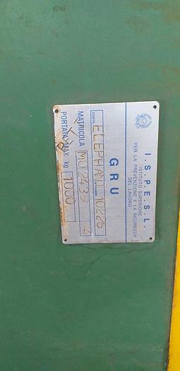 Used Elephant Pillar Crane