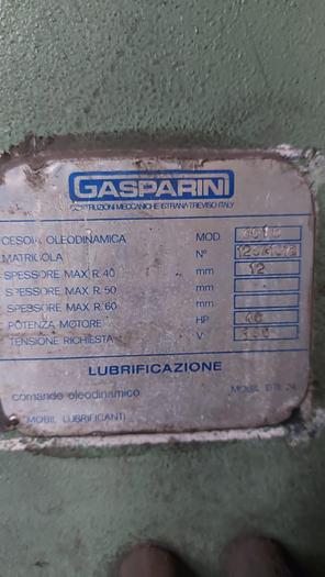 Used Cesoia Gasparini Cutting Machine 6mx10mm
