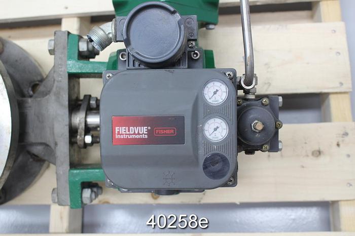 Used Fisher 8" Vee Ball Control Valve, V150 #40258