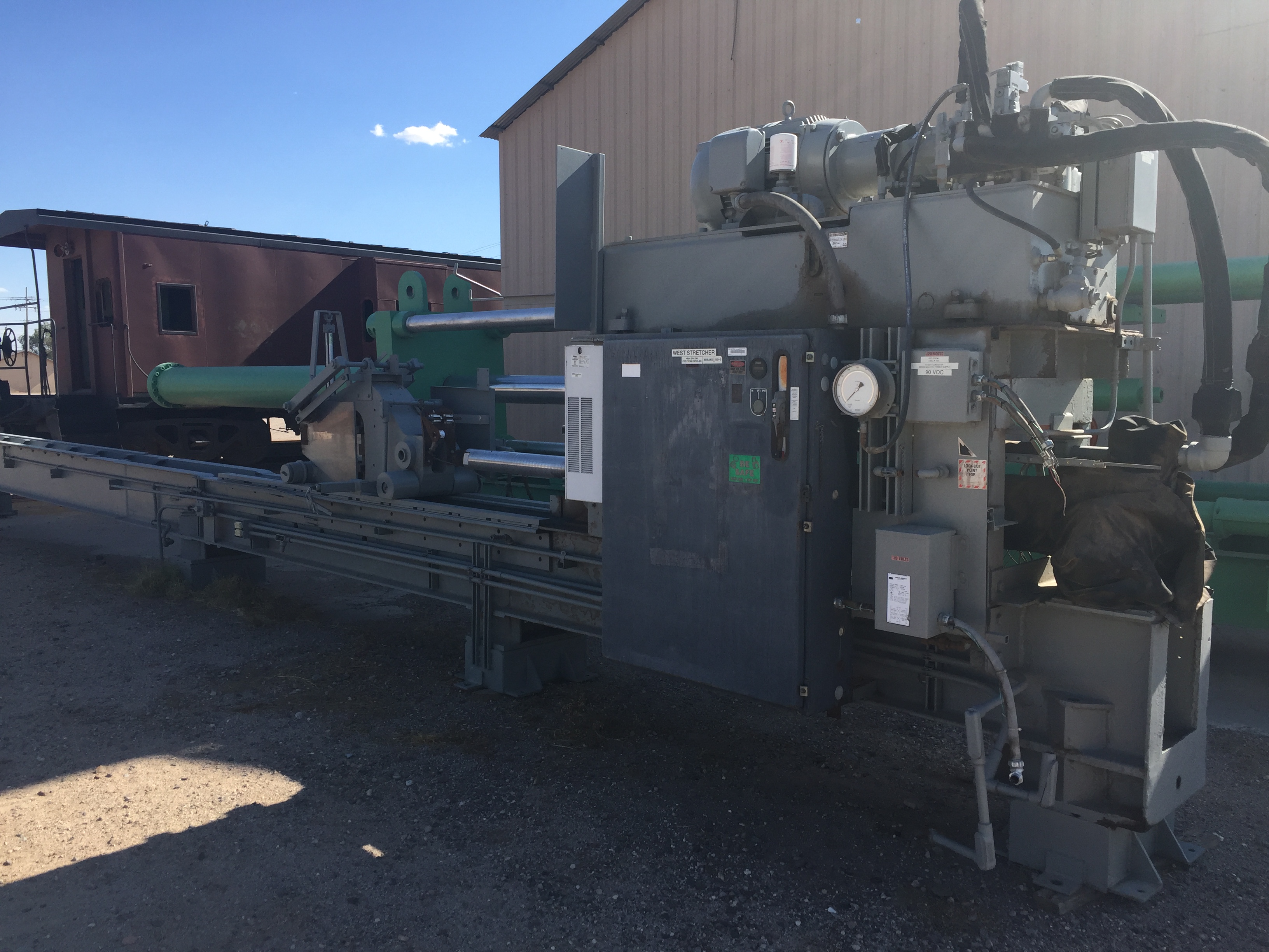 Used 40 Ton x  50 ft. Wean Hydraulic Extrusion Stretcher