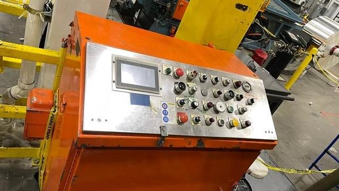 Used Burr Oak Fin Press Line Model FP-3-54