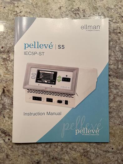 Used Ellman Pelleve S5 IEC RF Wrinkle Reduction System w/ accesories