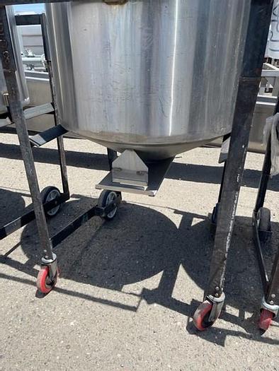 Used Stainless Steel Round Portable Tote
