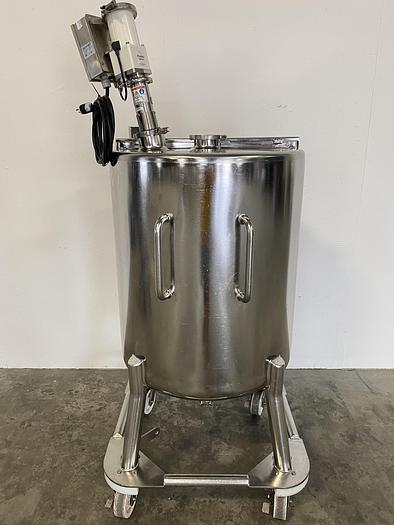 Used Precision  500 Liter Stainless Steel Mixing Tank w/ PharMix Agitator & Controller
