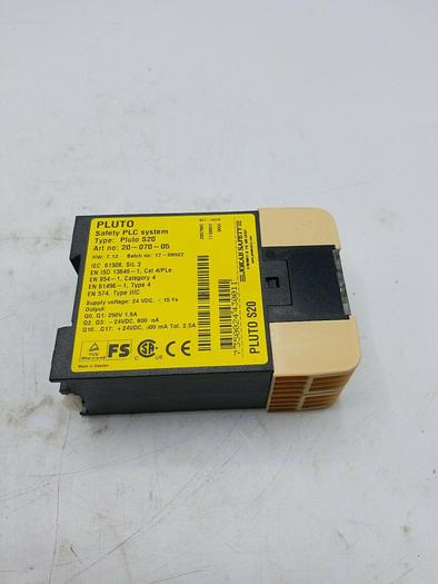 Used Jokab ABB Safety Pluto S20 Safety PLC , Programmable Safety Controller 20-070-05