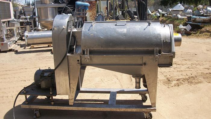 Used Pulper, Finisher, Brown, 2503, S/st, 3-Paddle, 10 HP, #S740725